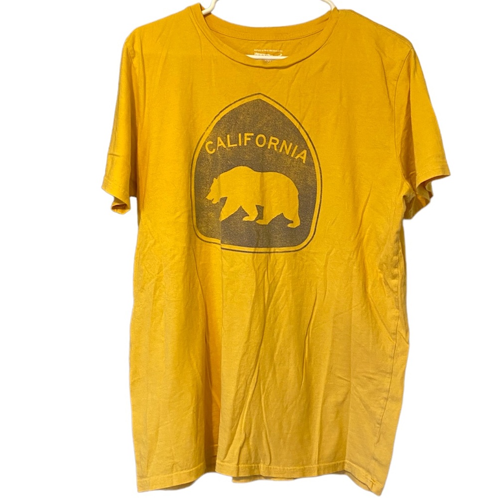 California yellow t shirt